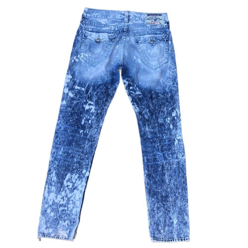 Vintage True Religion Jeans Size 32 SKINNY Smokescreen